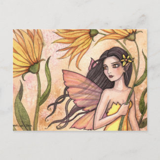 Ventoso e o cartão postal da fada das flores silve