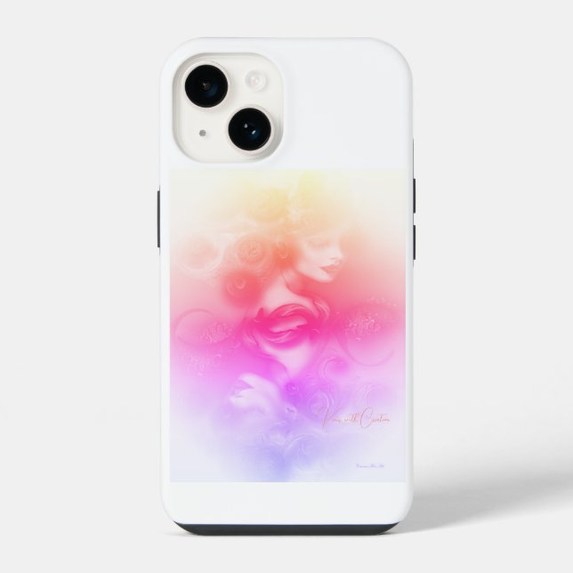 "Vênus com Criação", capa para Apple iPhone 14 (Verso)