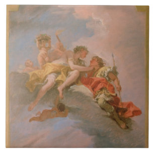 Venus e Adonis (óleo em canvas)