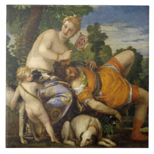 Vênus e Adonis (por Paolo Veronese)