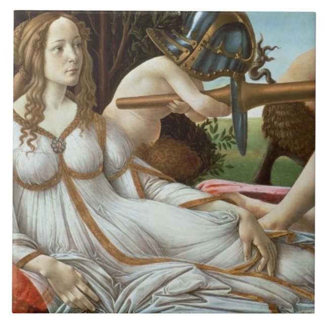 Venus e Marte, c.1485 (tempera e óleo) (Frente)