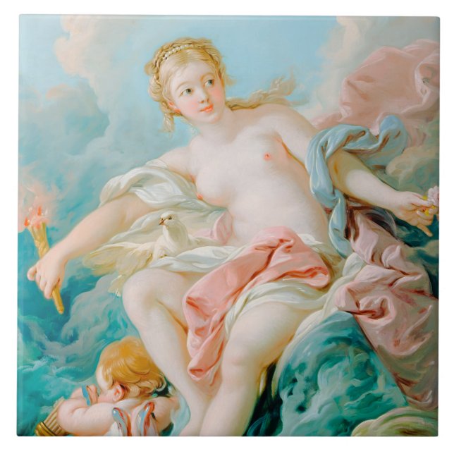 Vênus nas ondas de François Boucher (Frente)
