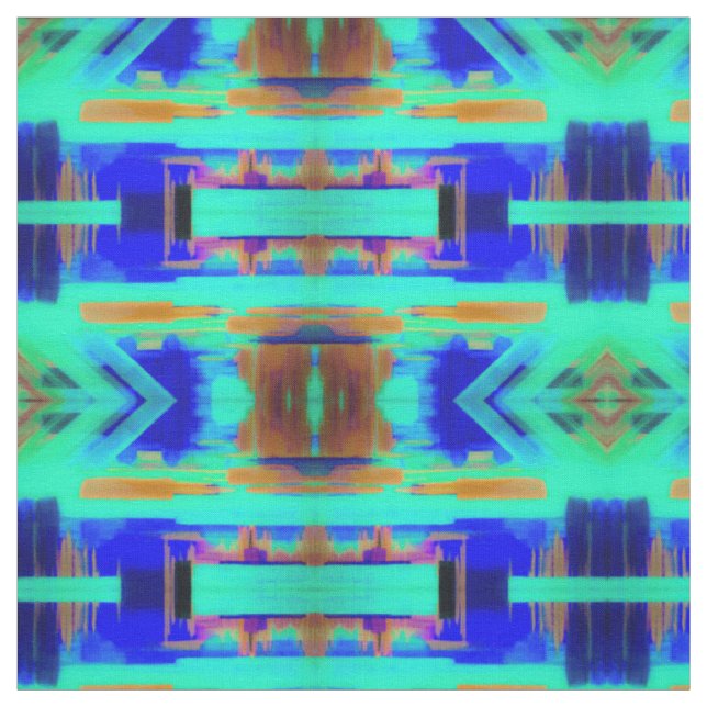 Verão Córrego Tecido Abstrato (Modelo)