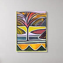 Verão da Nova Zelândia - Impressão de arte Canvas