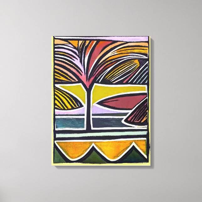 Verão da Nova Zelândia - Impressão de arte Canvas (Frente)