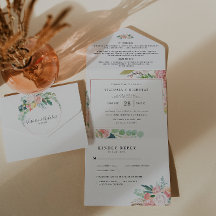 Verão de Blushing | Watercolor Floral Wedding