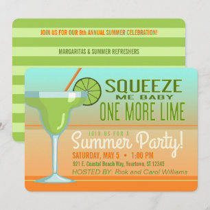 Verão de Margarita   Convite de Cinco de Mayo