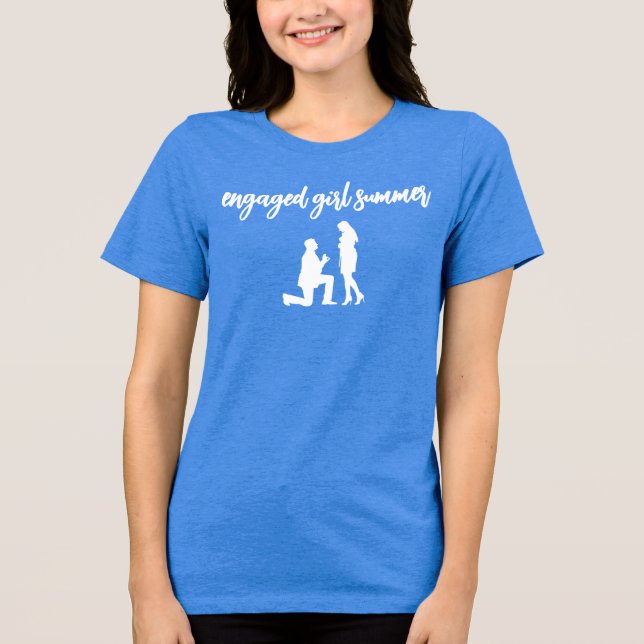 Verão de Menina Engajada Cute Proposta Engajamento (Frente)