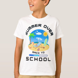 Verão De Volta À Camiseta Da Escola