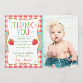 Verão do aniversário da morango dos cartões de