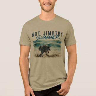Verão Quente Jimothy Raccoon Praia Vintage Engraça