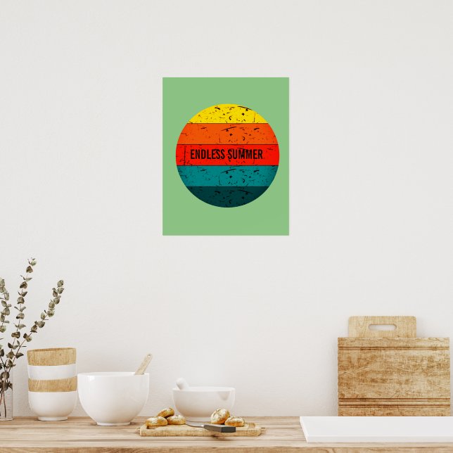Verão sem fim, papel Poster de valor (Matte) (Cozinha)