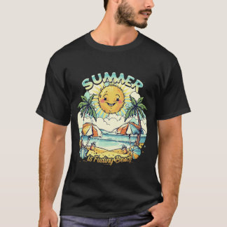 verão ver camiseta de praia design modelo