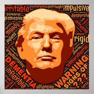 Verdade assustador, anti poster de Donald Trump