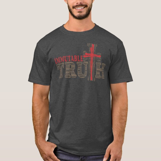Verdade Imutável Cruzada com Camisa Sanguínea (Frente)