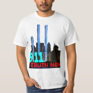 Verdade nove onze agora; 9/11 de camisa de Truther