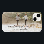 Verdadeiro Amor, foto moderna, dom personalizado C<br><div class="desc">O Amor Verdadeiro dura para sempre fotografar simples aniversário personalizado mínimo moderno,  casamento,  aniversário ou presente de Natal para aquele que você ama.</div>