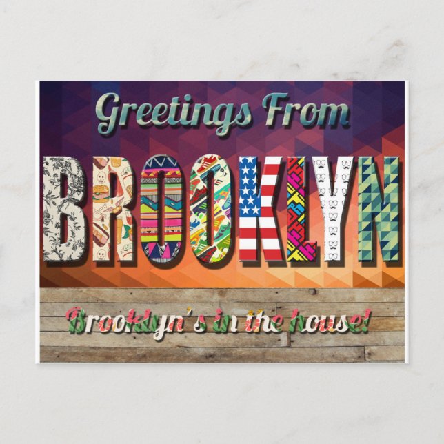 VERDADES DO CARTÃO POSTAL BROOKLYN! (Frente)