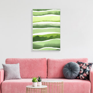 Verdant Harmony Stretch Canvas Print