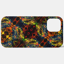 Verde Amarelo Vermelho no Papel Escuro Flor e Dest