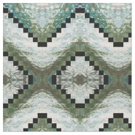 Verde azul, cinzento, prudente & tecido 'Montauk