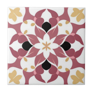 Verde branco, amarelo e rosa escuro