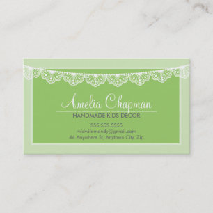 Verde bunting do laço criativo bonito do CARTÃO