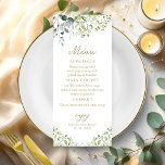 Verde Cinto Menu Chá de panela Eucalyptus Invita<br><div class="desc">Verde-Cento Eucalyptus Chá de panela Convite</div>