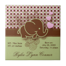 Verde cor-de-rosa do design | Brown do elefante do