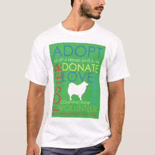 Verde da camisa do design do salvamento de Eskie