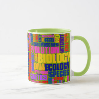 Verde da caneca de Wordle da biologia