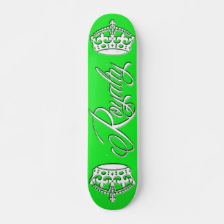 Verde da plataforma do skate dos direitos