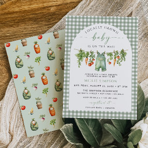 Verde de Convite de Chá de fraldas de crescimento 