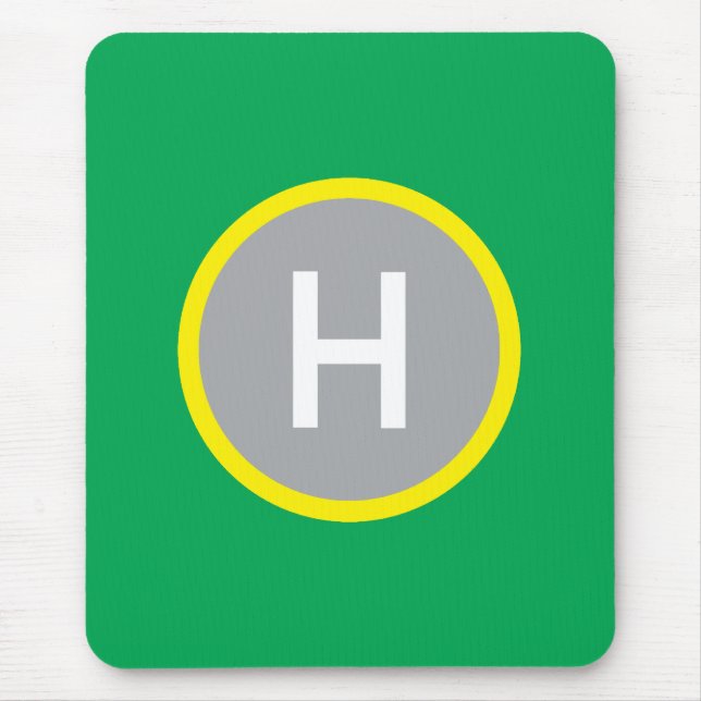 Verde de Mousepad do heliporto (Frente)