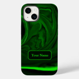 verde de pedra malaquita, iPho personalizado Case-