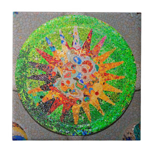 Verde do detalhe de Gaudi