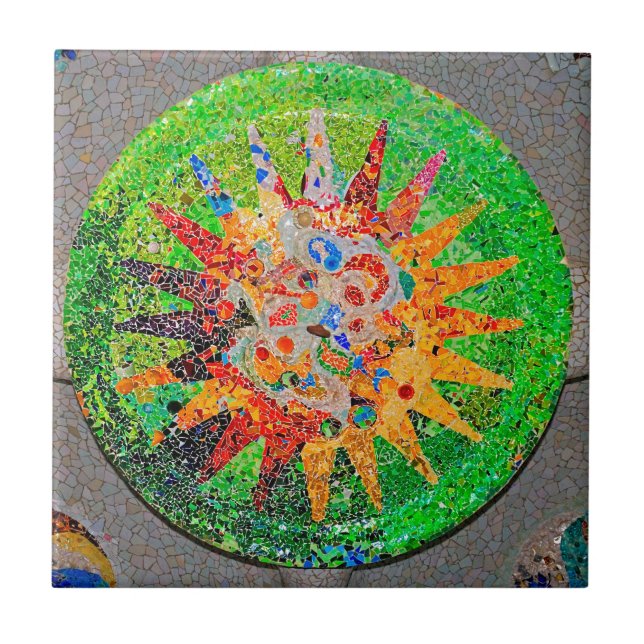 Verde do detalhe de Gaudi (Frente)