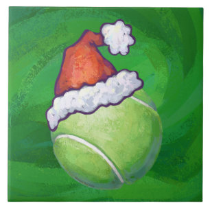 Verde do Natal da bola de tênis