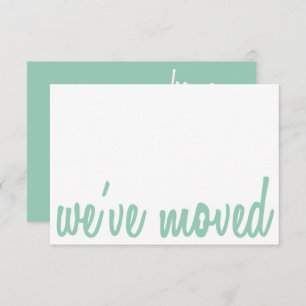 Verde e branco Mudamos o convite para o aqueciment