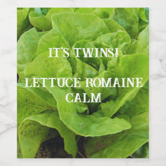 Verde é Rótulo de Vinho Gêmeos