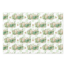 VERDE E TAN BEVERAGENS E ROSQUINHAS IRLANDESAS