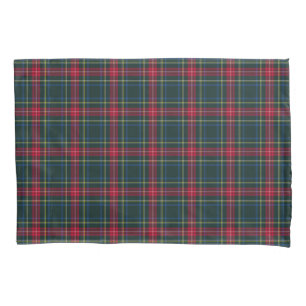 Verde e vermelho da xadrez de Tartan