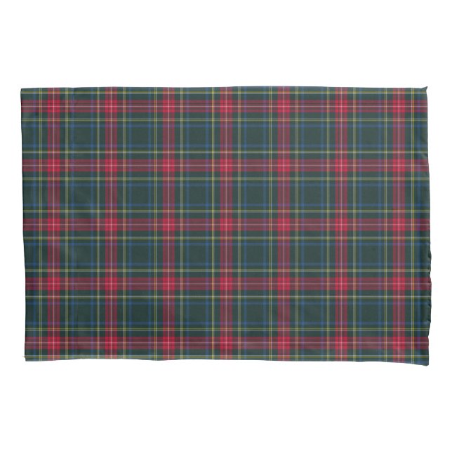 Verde e vermelho da xadrez de Tartan (Frente)