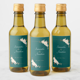 Verde Escuro com Casamento de Rosas