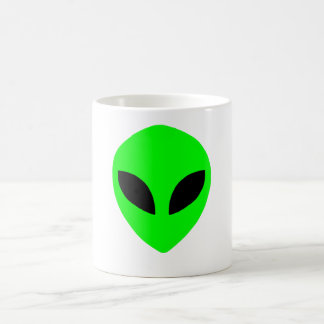 verde estrangeiro da caneca da cara