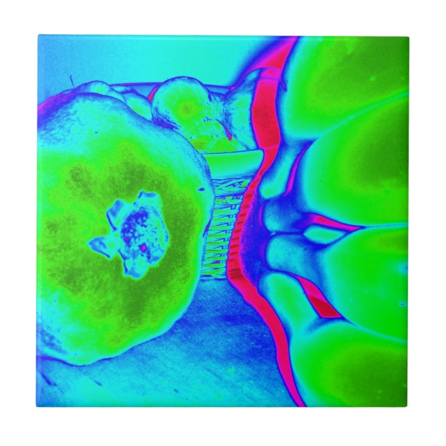 verde fluorescente da fruta (Frente)