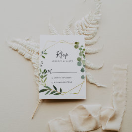 Verde geométrico deixa RSVP espanhol