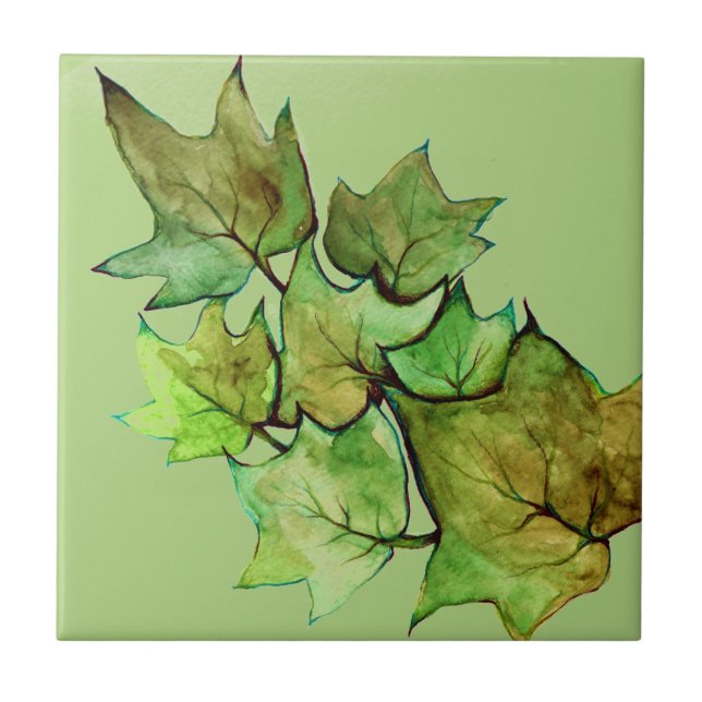 Verde Ivy Nature Watercolor (Frente)