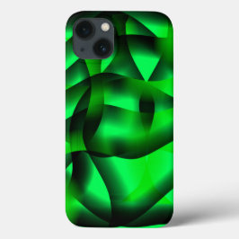 Verde limão e ondulações pretas, com sombra?