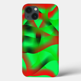 Verde limão e ruivo vermelho, com sombra?